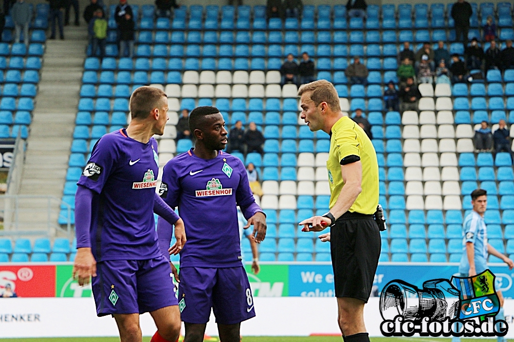 Chemnitzer FC - SV Werder Bremen II 1:1 (1:0)