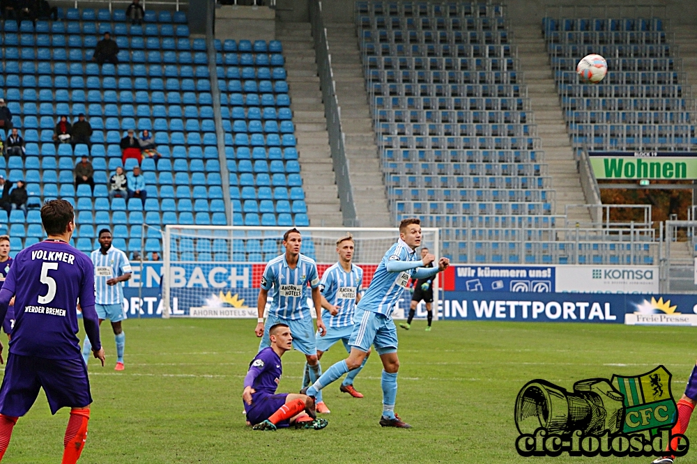 Chemnitzer FC - SV Werder Bremen II 1:1 (1:0)