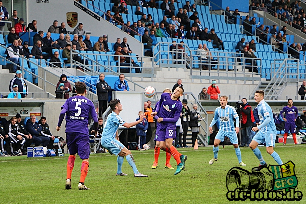 Chemnitzer FC - SV Werder Bremen II 1:1 (1:0)