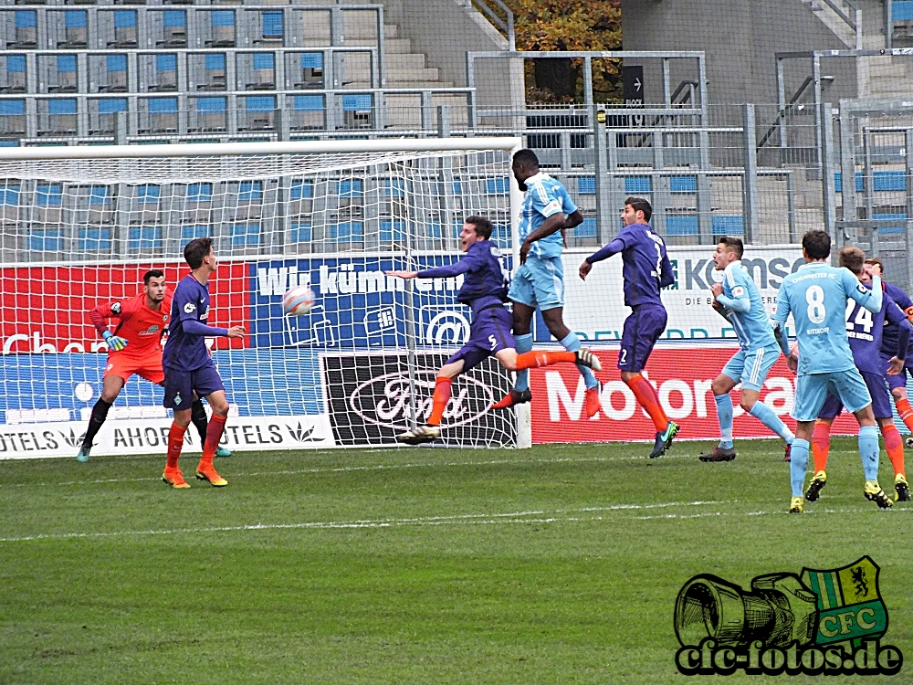 Chemnitzer FC - SV Werder Bremen II 1:1 (1:0)