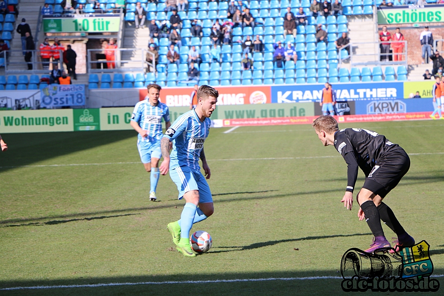 Chemnitzer FC - MSV Duisburg 2:3 (1:1)