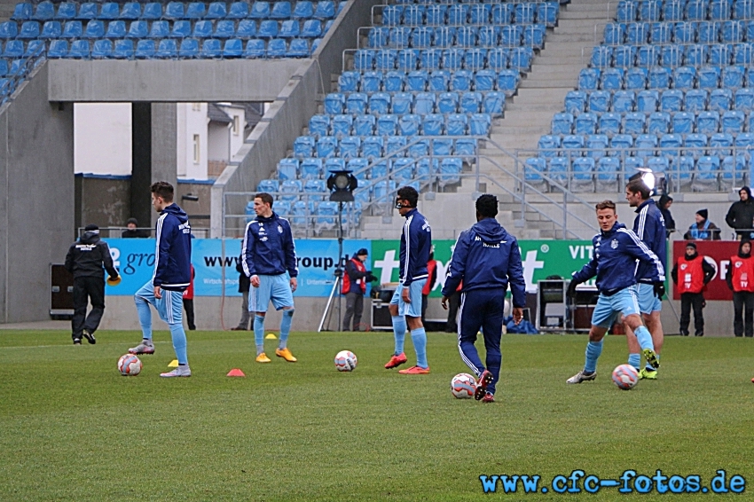 Chemnitzer FC - SG Dynamo Dresden 2:2 (1:2)