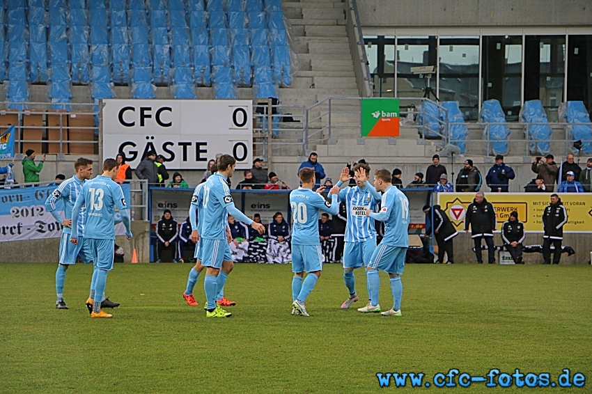 Chemnitzer FC - SG Dynamo Dresden 2:2 (1:2)