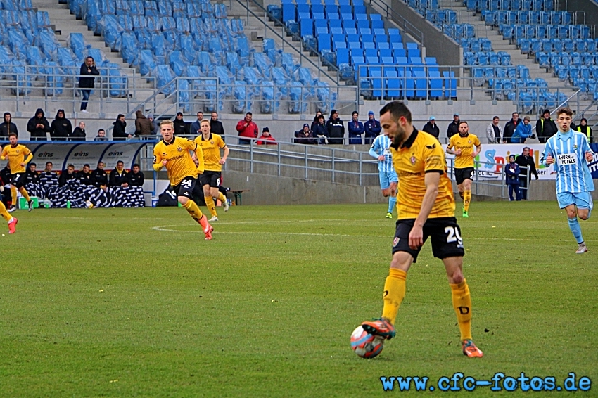 Chemnitzer FC - SG Dynamo Dresden 2:2 (1:2)