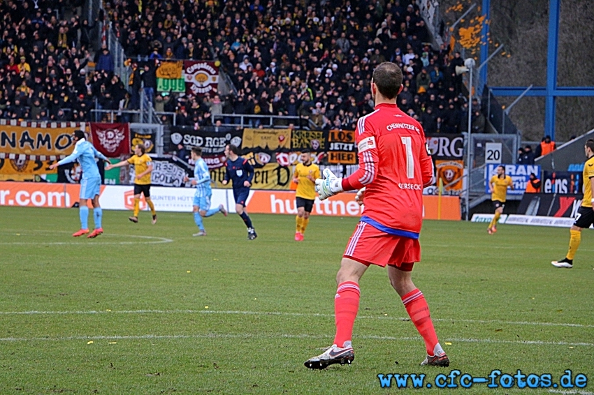 Chemnitzer FC - SG Dynamo Dresden 2:2 (1:2)