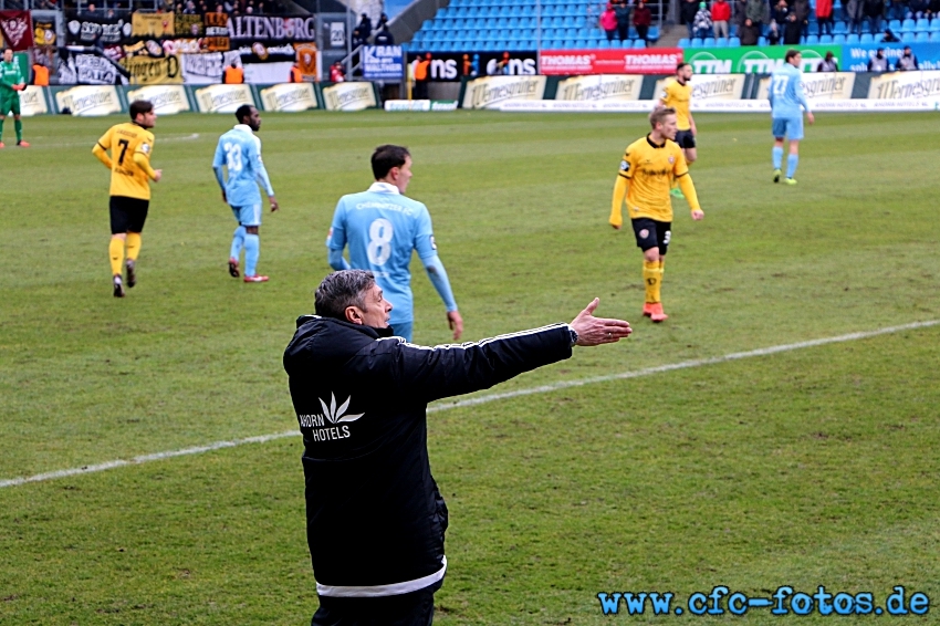 Chemnitzer FC - SG Dynamo Dresden 2:2 (1:2)