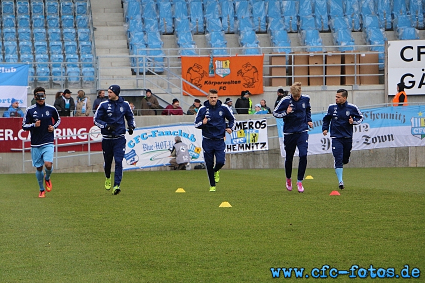 Chemnitzer FC - SG Dynamo Dresden 2:2 (1:2)