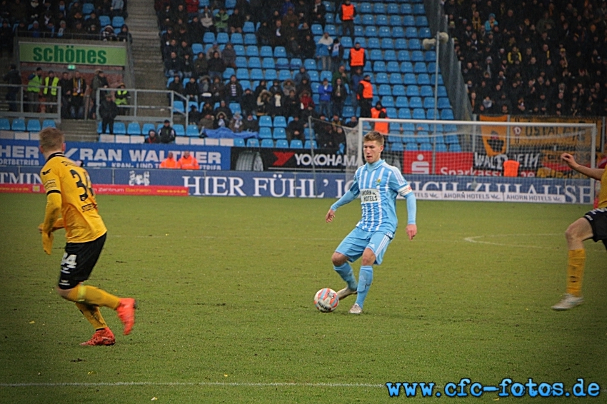 Chemnitzer FC - SG Dynamo Dresden 2:2 (1:2)