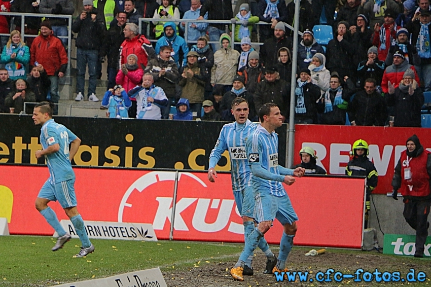 Chemnitzer FC - SG Dynamo Dresden 2:2 (1:2)