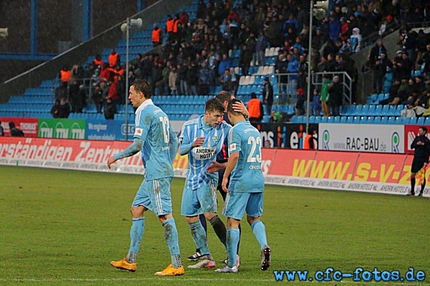 Chemnitzer FC - SG Dynamo Dresden 2:2 (1:2)