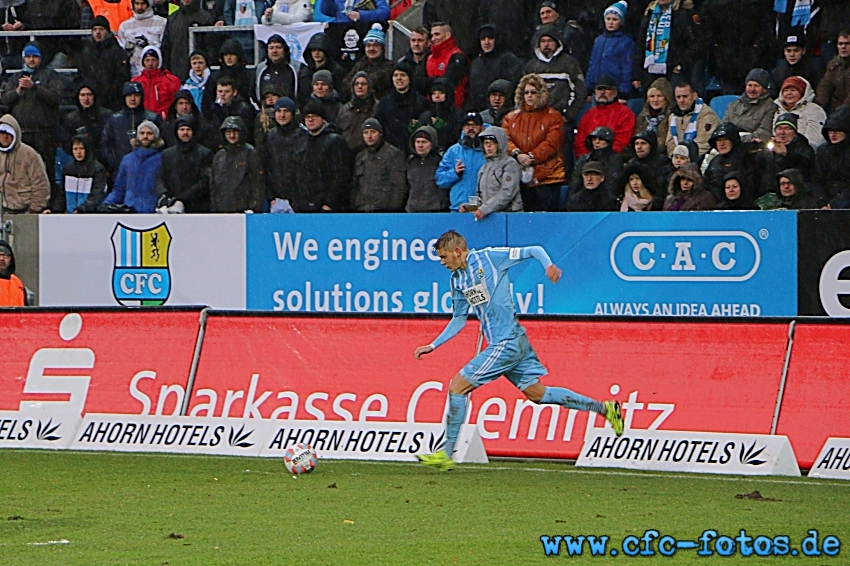 Chemnitzer FC - SG Dynamo Dresden 2:2 (1:2)