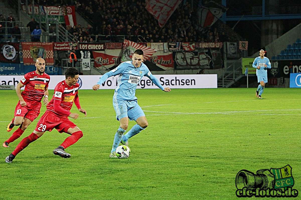 Chemnitzer FC - FC Rot-Wei Erfurt 1:0 (0:0)