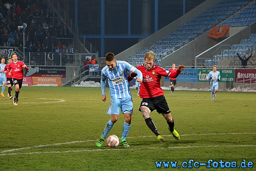 Chemnitzer FC - SG Sonnenhof Groaspach 0:2 (0:0)