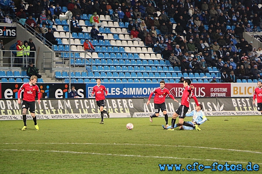 Chemnitzer FC - SG Sonnenhof Groaspach 0:2 (0:0)