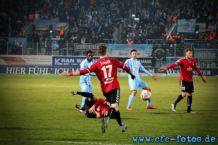 Chemnitzer FC - SG Sonnenhof Groaspach 0:2 (0:0)