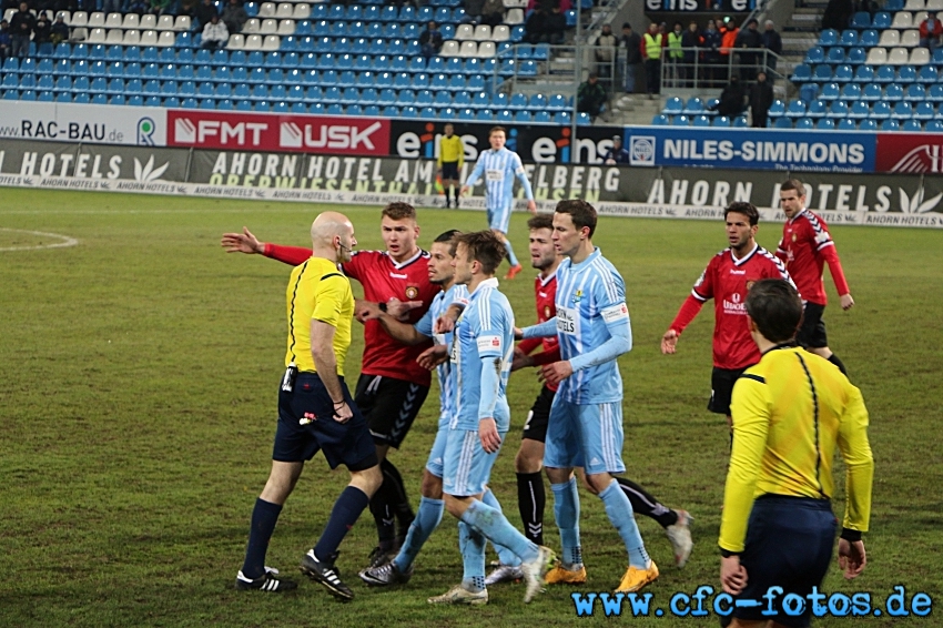 Chemnitzer FC - SG Sonnenhof Groaspach 0:2 (0:0)