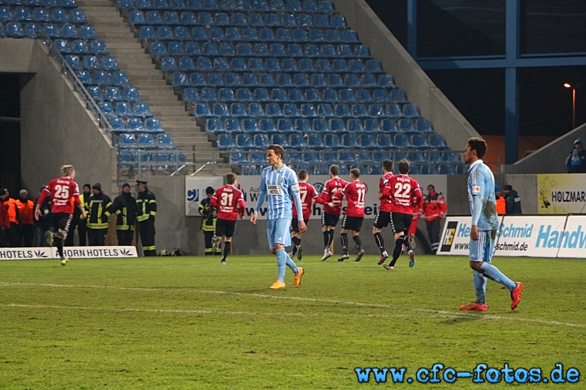 Chemnitzer FC - SG Sonnenhof Groaspach 0:2 (0:0)