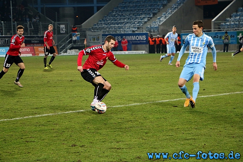 Chemnitzer FC - SG Sonnenhof Groaspach 0:2 (0:0)