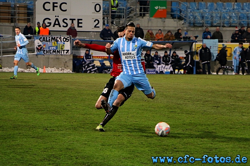 Chemnitzer FC - SG Sonnenhof Groaspach 0:2 (0:0)