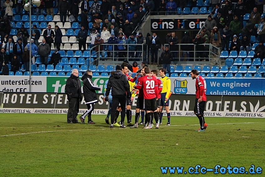 Chemnitzer FC - SG Sonnenhof Groaspach 0:2 (0:0)