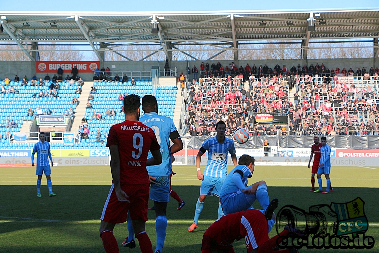 Chemnitzer FC - Hallescher FC 1:1 (0:0)