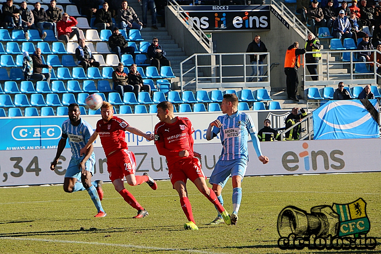 Chemnitzer FC - Hallescher FC 1:1 (0:0)