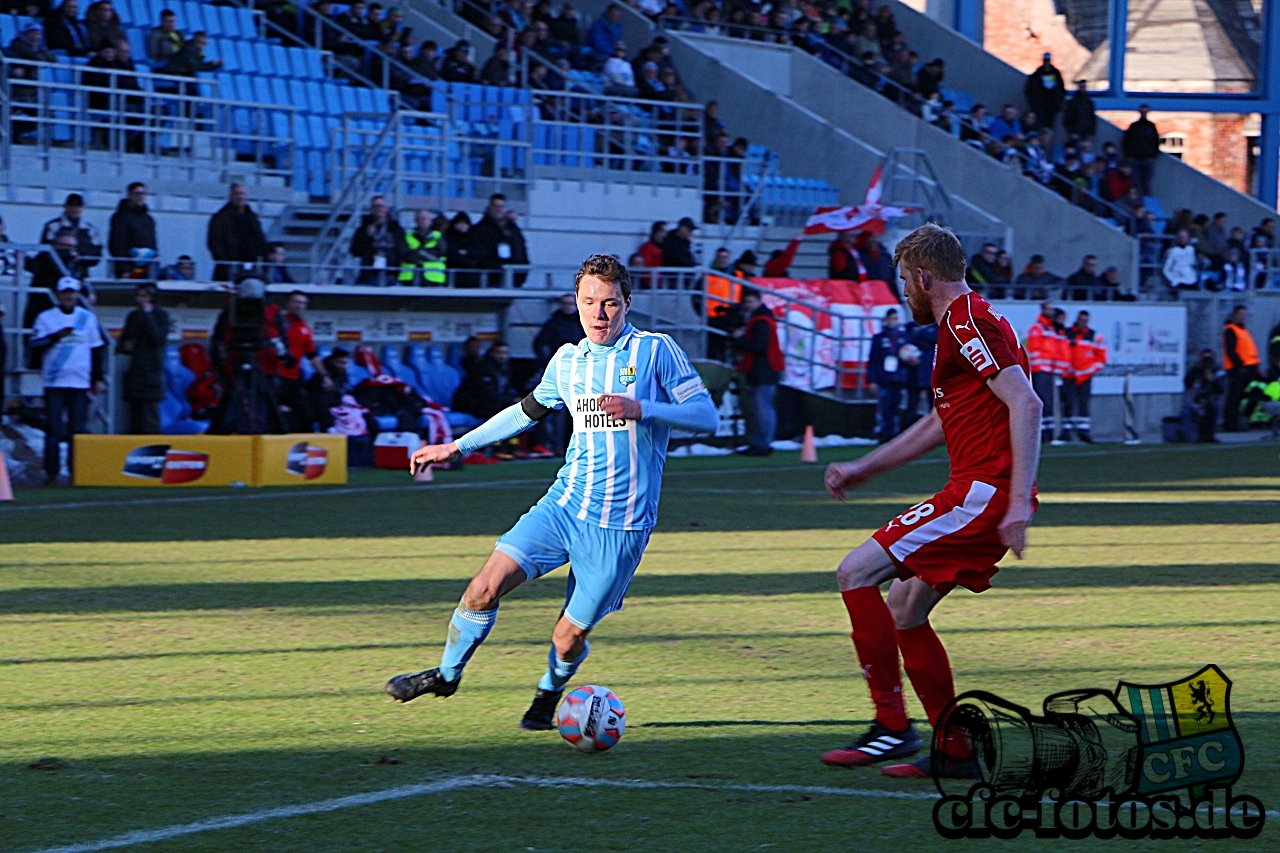 Chemnitzer FC - Hallescher FC 1:1 (0:0)