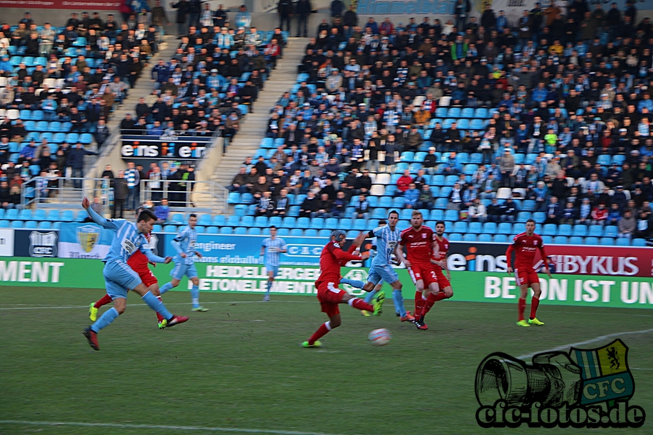 Chemnitzer FC - Hallescher FC 1:1 (0:0)