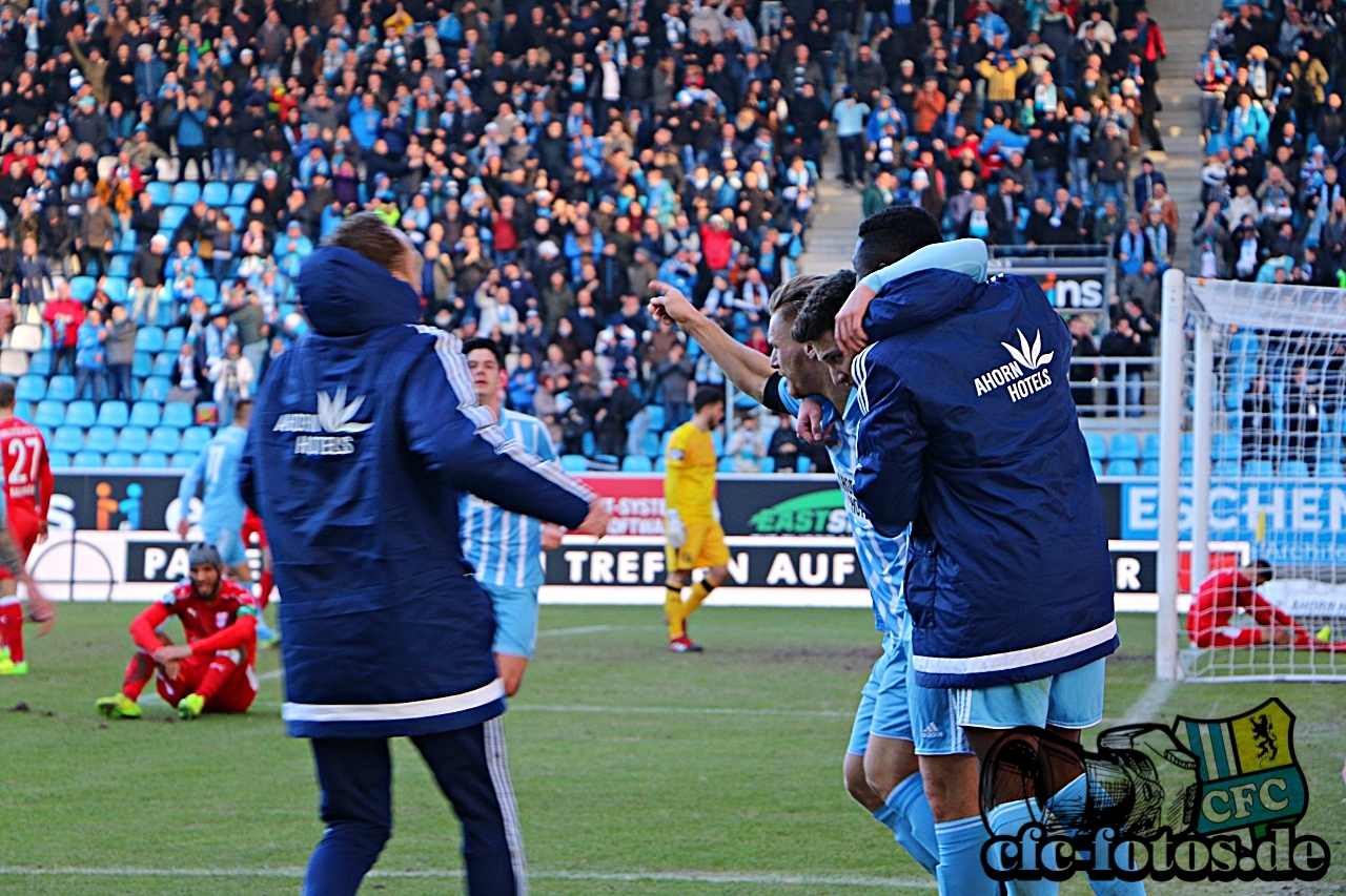 Chemnitzer FC - Hallescher FC 1:1 (0:0)