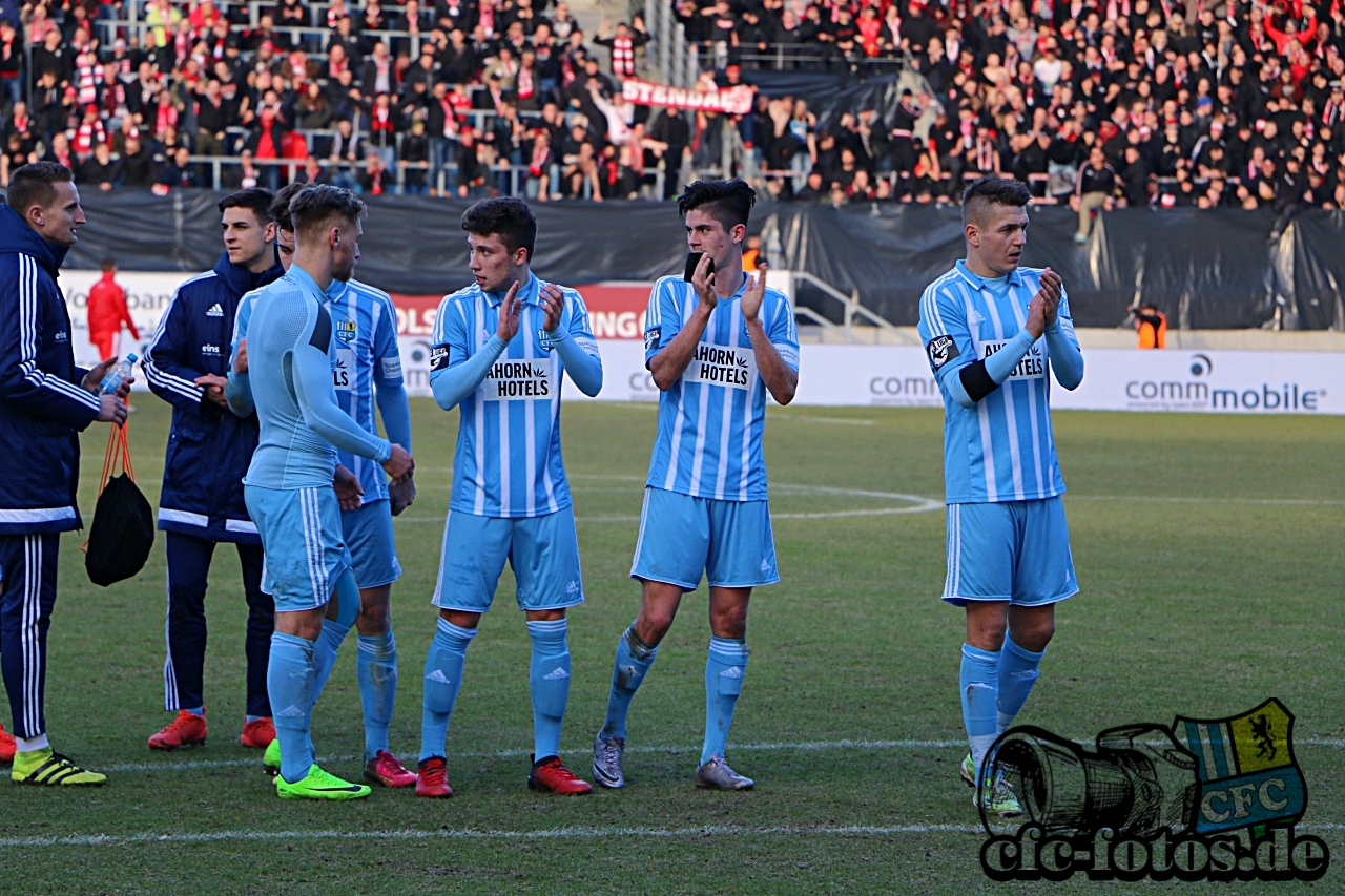 Chemnitzer FC - Hallescher FC 1:1 (0:0)