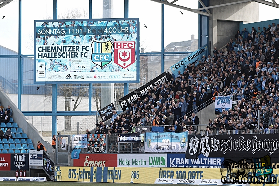 Chemnitzer FC - Hallescher FC 1:1 (0:0)