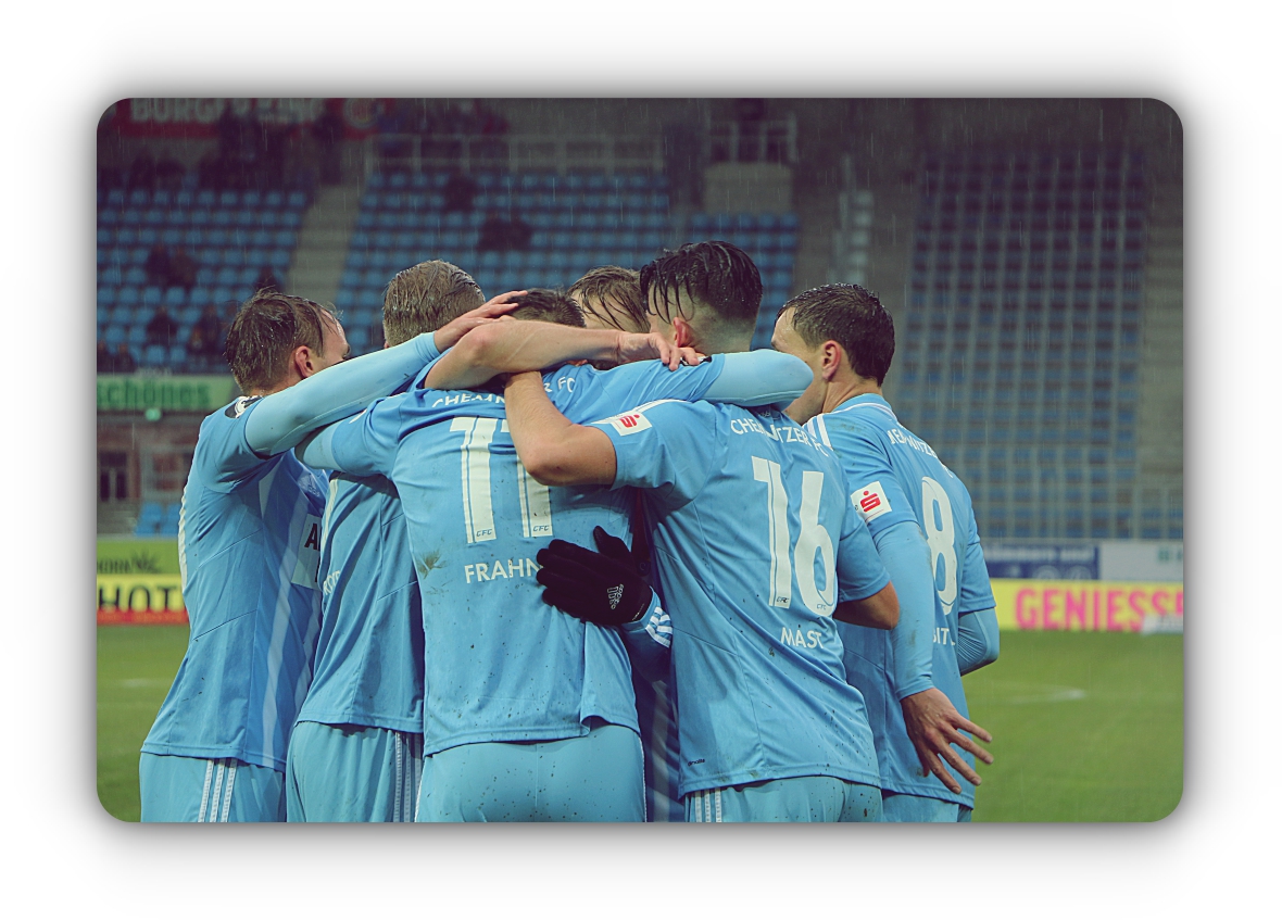 Chemnitzer FC - KSV Holstein Kiel 2:2 (1:0)