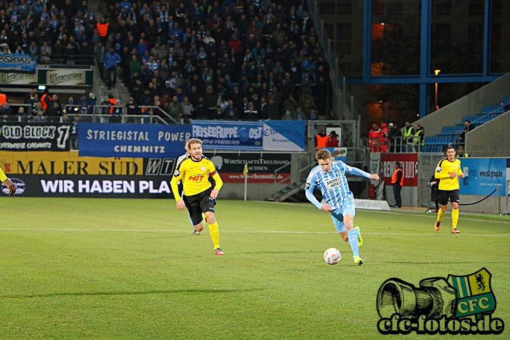 Chemnitzer FC - S.C. Fortuna Kln 3:1 (1:1)