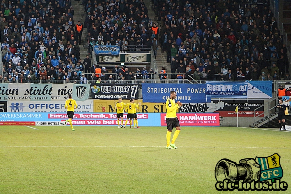 Chemnitzer FC - S.C. Fortuna Kln 3:1 (1:1)