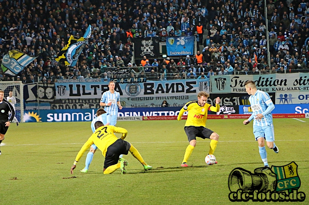 Chemnitzer FC - S.C. Fortuna Kln 3:1 (1:1)