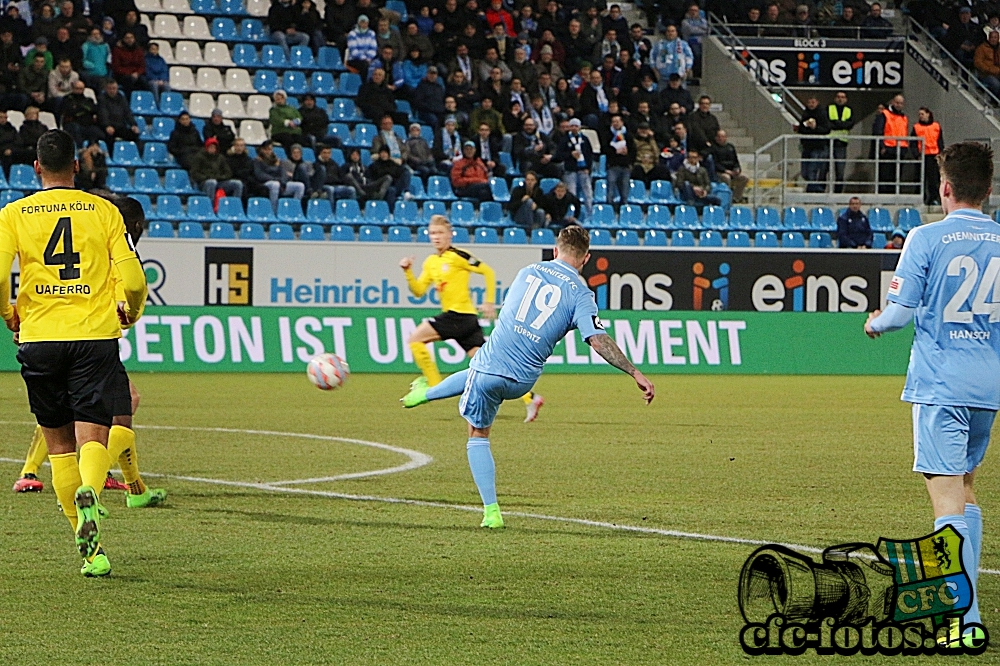 Chemnitzer FC - S.C. Fortuna Kln 3:1 (1:1)