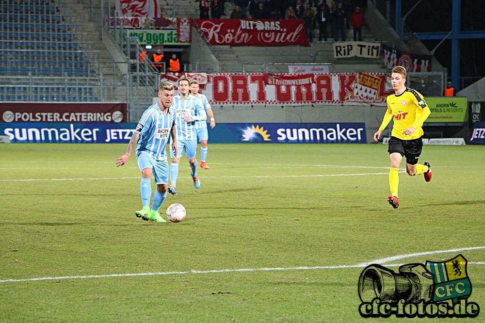 Chemnitzer FC - S.C. Fortuna Kln 3:1 (1:1)