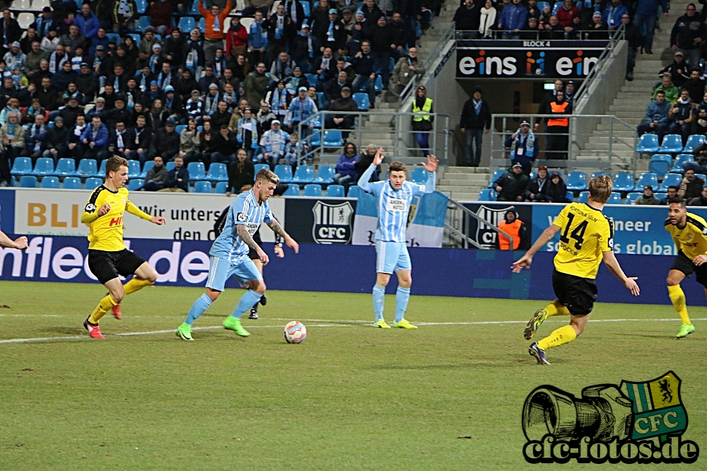 Chemnitzer FC - S.C. Fortuna Kln 3:1 (1:1)