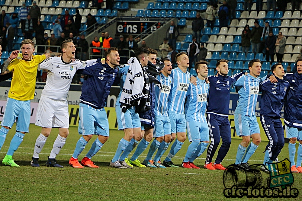 Chemnitzer FC - S.C. Fortuna Kln 3:1 (1:1)