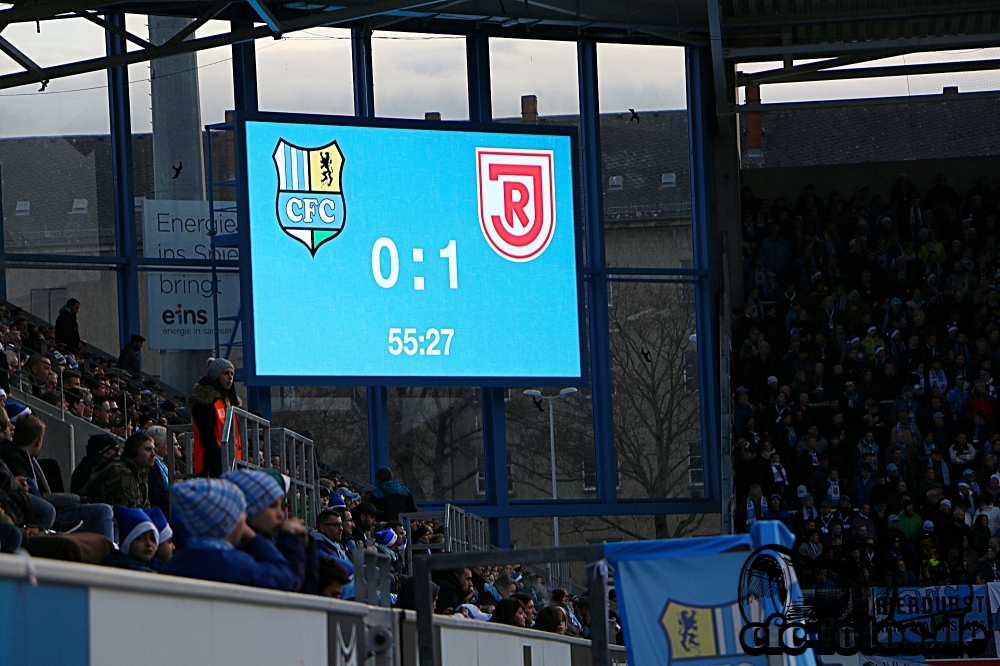 Chemnitzer FC - SSV Jahn Regensburg 0:3 (0:1)