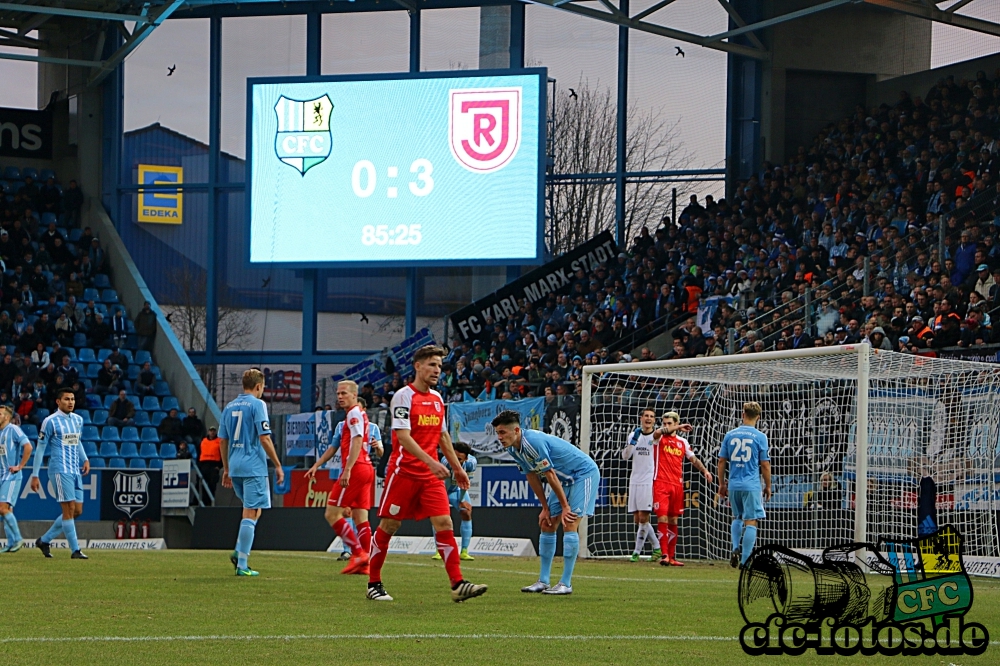 Chemnitzer FC - SSV Jahn Regensburg 0:3 (0:1)