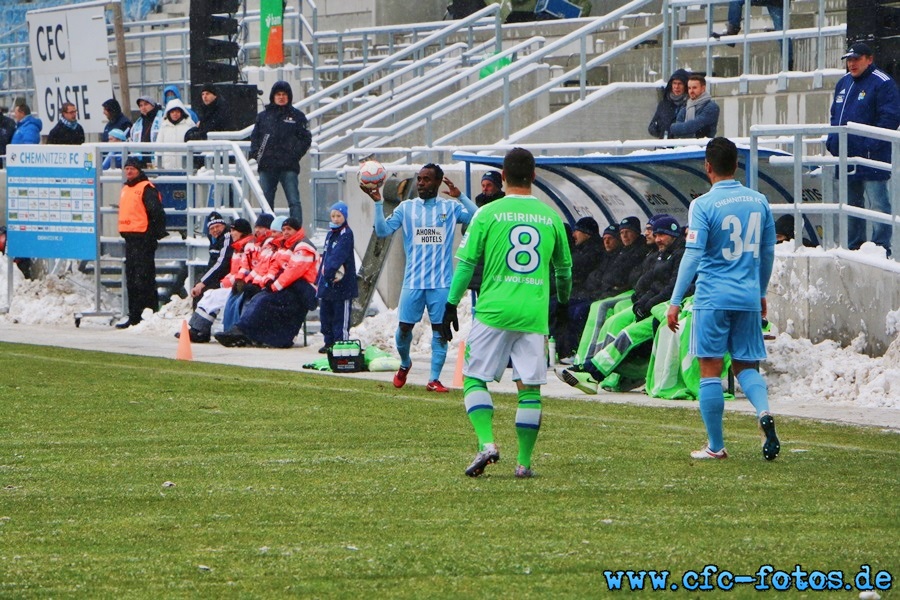 Chemnitzer FC - VfL Wolfsburg 3:2 (1:2)