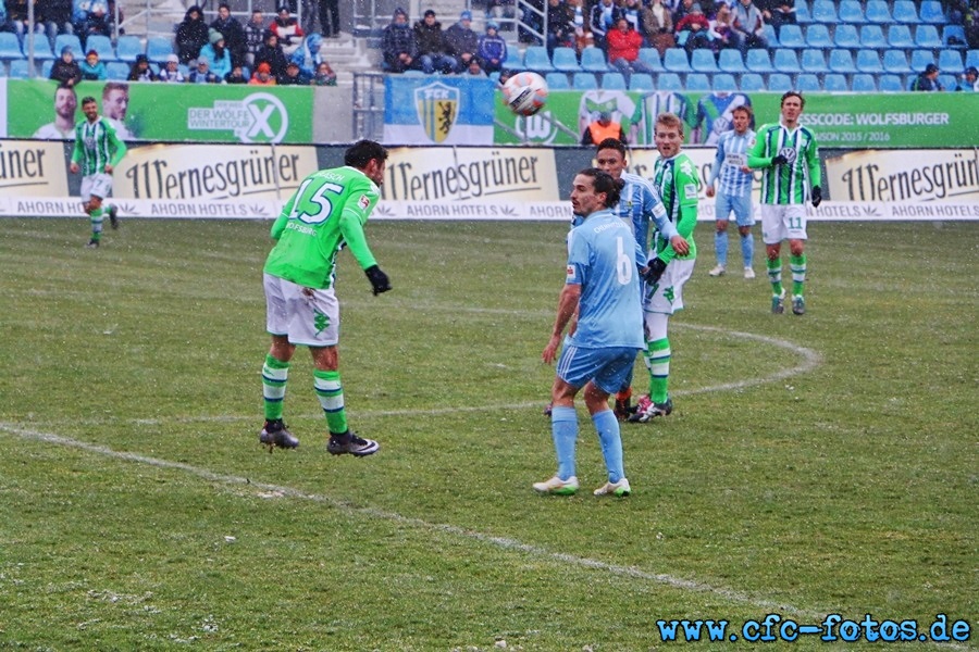 Chemnitzer FC - VfL Wolfsburg 3:2 (1:2)