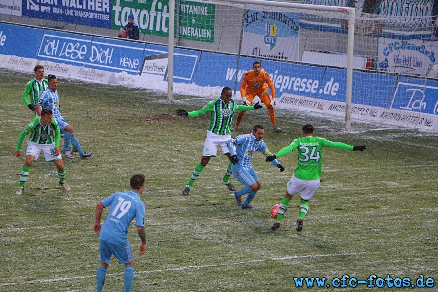 Chemnitzer FC - VfL Wolfsburg 3:2 (1:2)