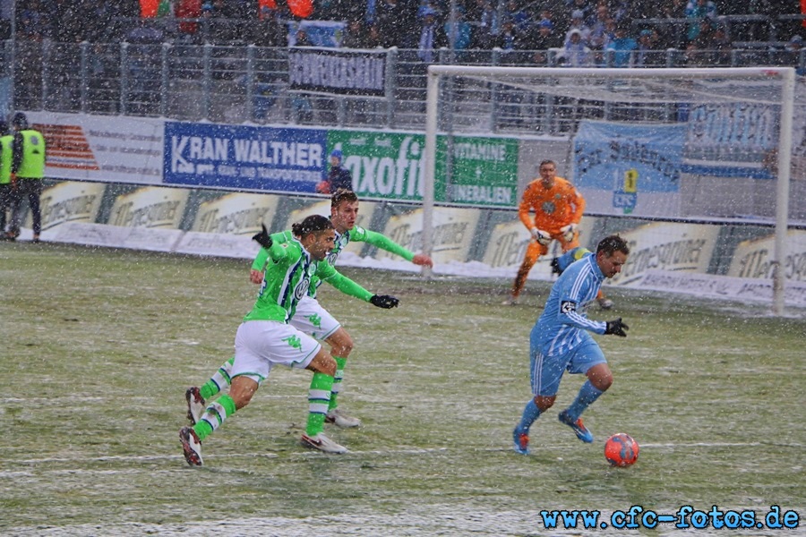 Chemnitzer FC - VfL Wolfsburg 3:2 (1:2)