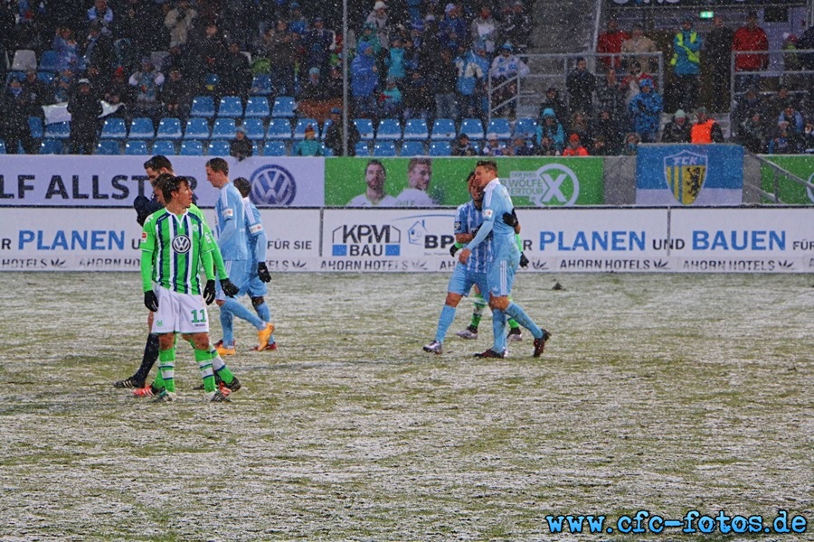 Chemnitzer FC - VfL Wolfsburg 3:2 (1:2)