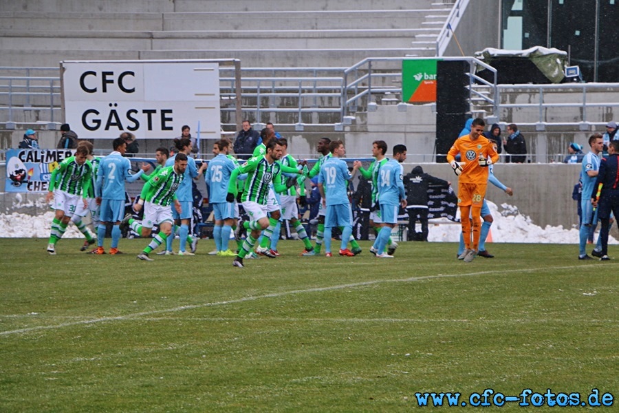 Chemnitzer FC - VfL Wolfsburg 3:2 (1:2)