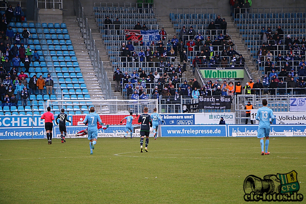 Chemnitzer FC - FC Schalke 04 2:1 (2:0)