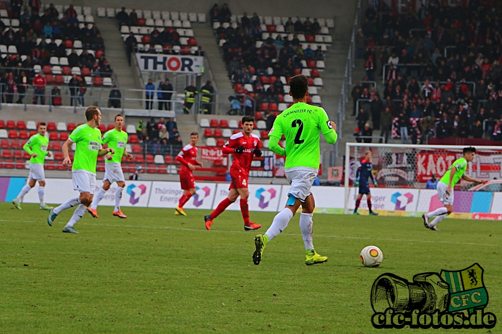 FC Rot-Wei Erfurt - Chemnitzer FC 1:2 (0:1)