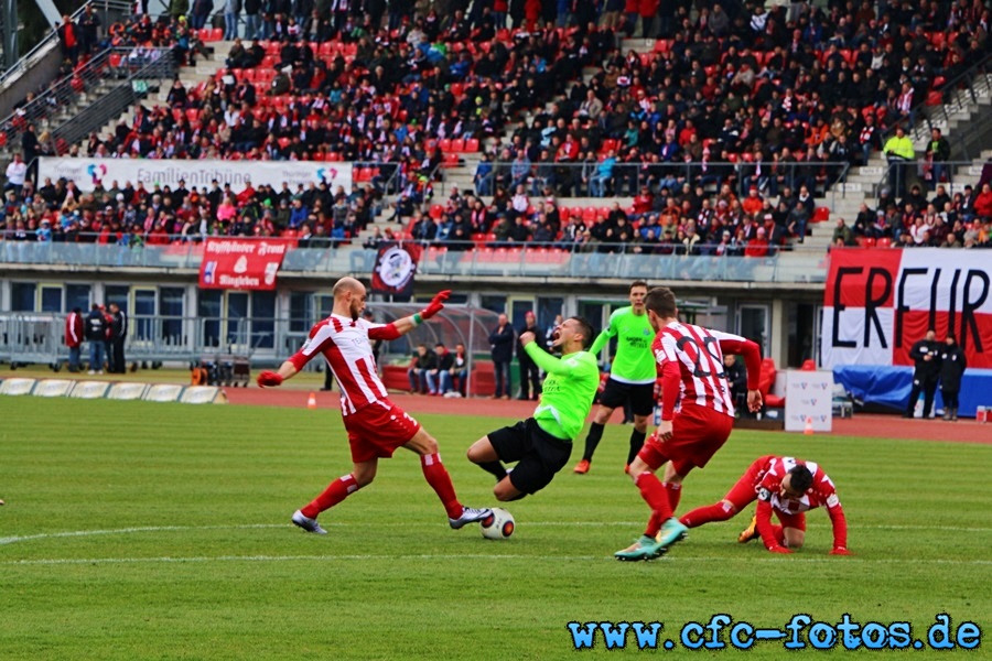 FC Rot-Wei Erfurt - Chemnitzer FC // 0:2 (0:0)